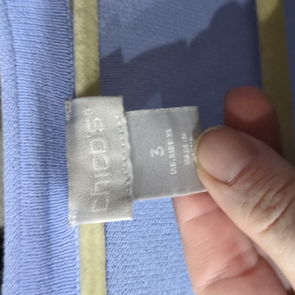 Chico's Soft Blue Knit Cardigan - Picture 2 of 4